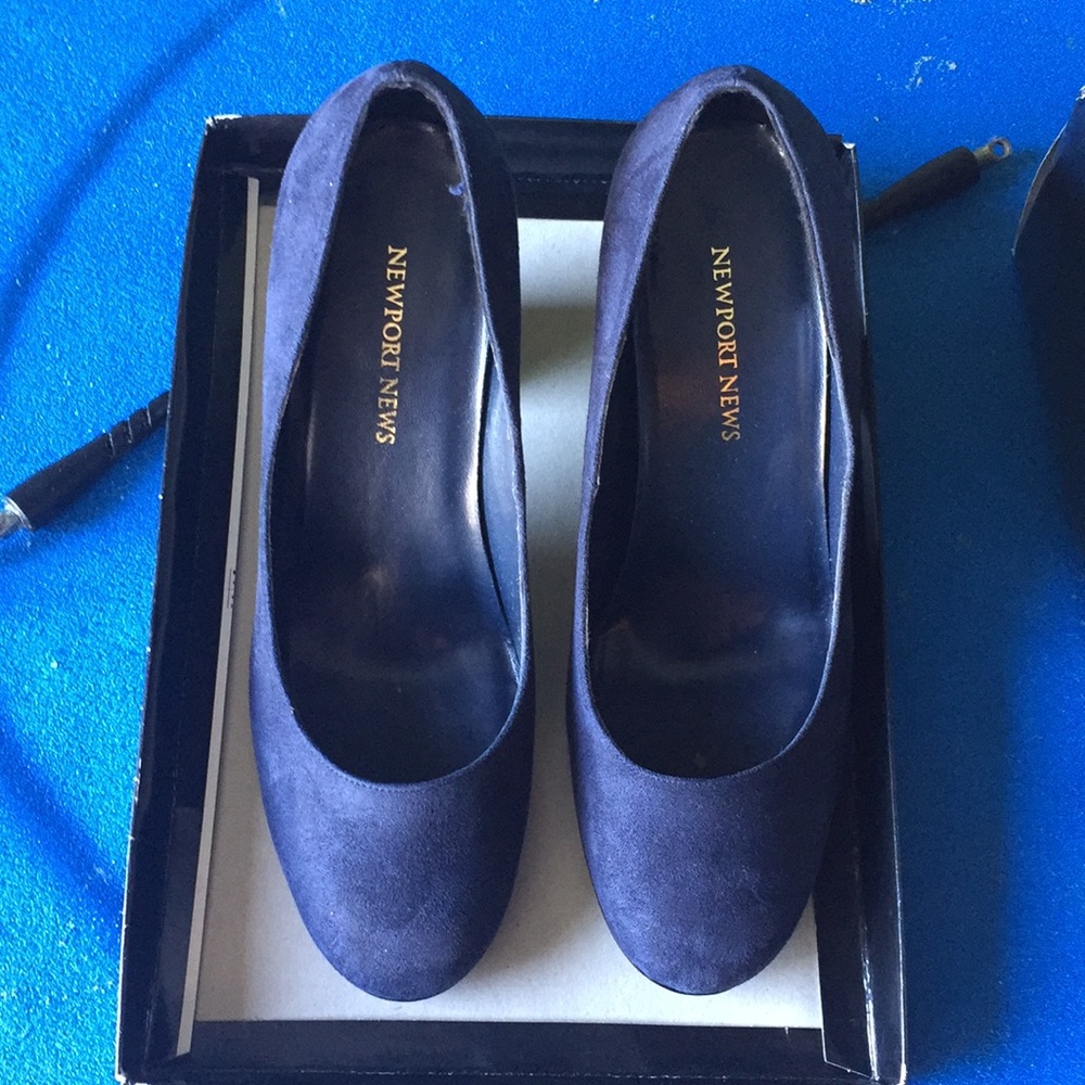 Blue suede shoes